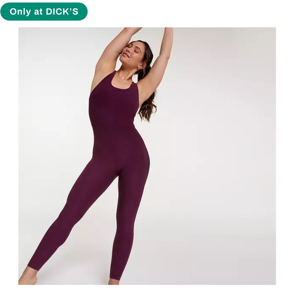 CALIA Women's LustraLux Bodysuit— wine